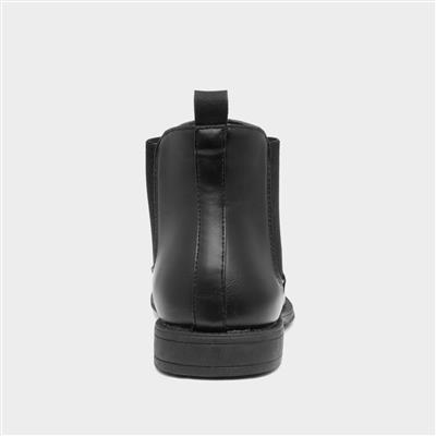 Beckett Briggs Mens Black Smart Chelsea Boot-586009 | Shoe Zone