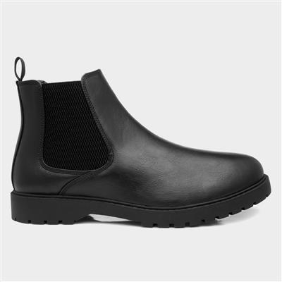 Beckett Beau Mens Black Chelsea Boot-586012 | Shoe Zone