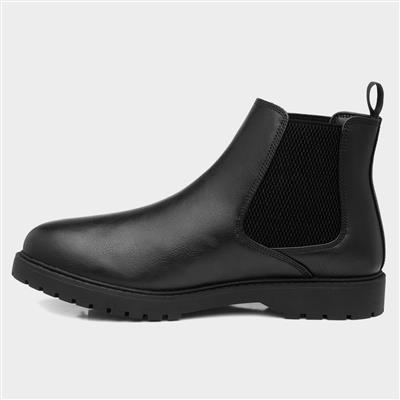 Beckett Beau Mens Black Chelsea Boot-586012 | Shoe Zone