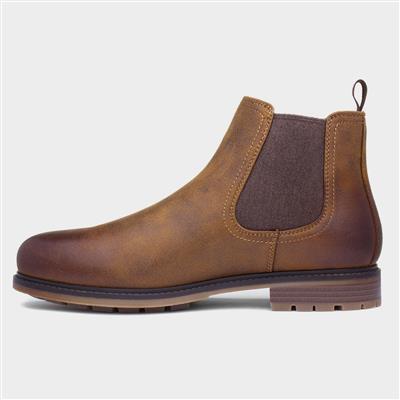 Beckett Buckley Mens Tan Chelsea Boot-586018 | Shoe Zone