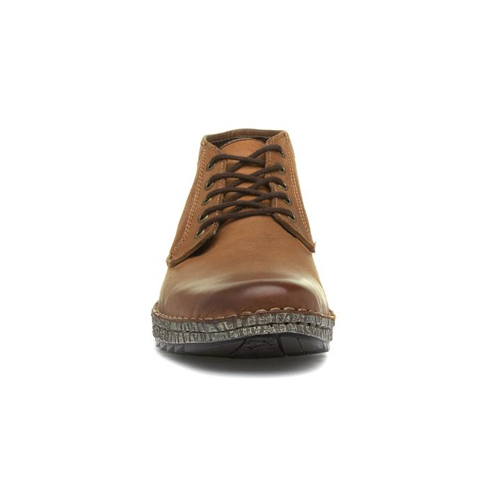 Hush Puppies Gus Tan Lace Up Boot-58601 | Shoe Zone