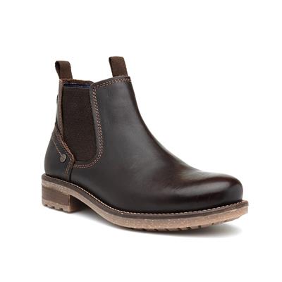 Wrangler Hill Mens Brown Leather 