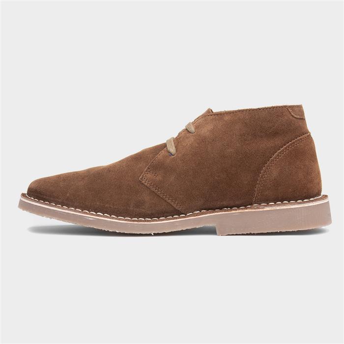 Catesby Ryan Mens Tan Leather Desert Boot-589139 | Shoe Zone