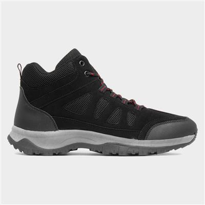 Hank Mens Black Hiker Boot