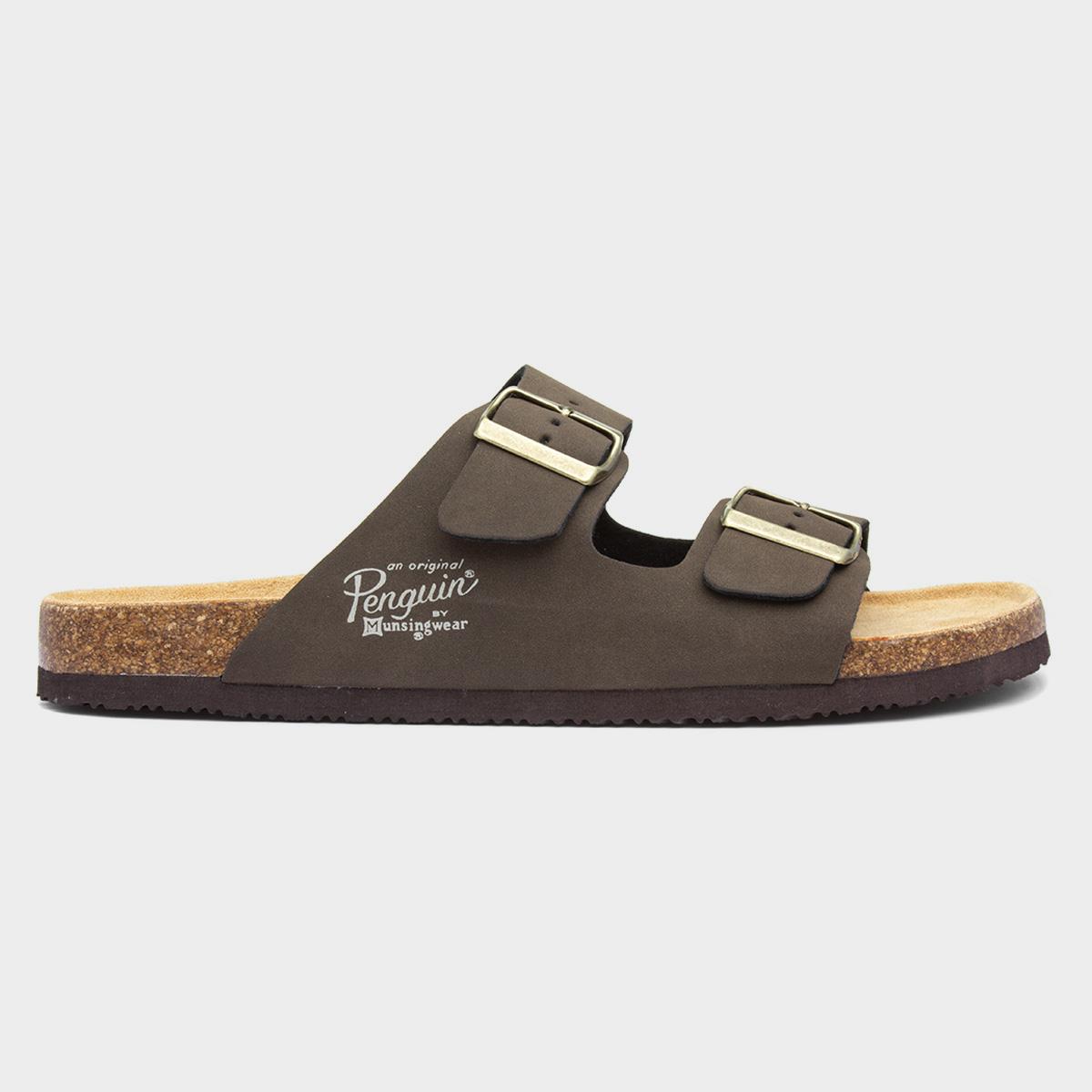 Original Penguin Port Mens Brown Mule Sandals-599081 | Shoe Zone