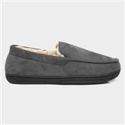 The Slipper Company Otis Mens Grey Moccasin (Click For Details)