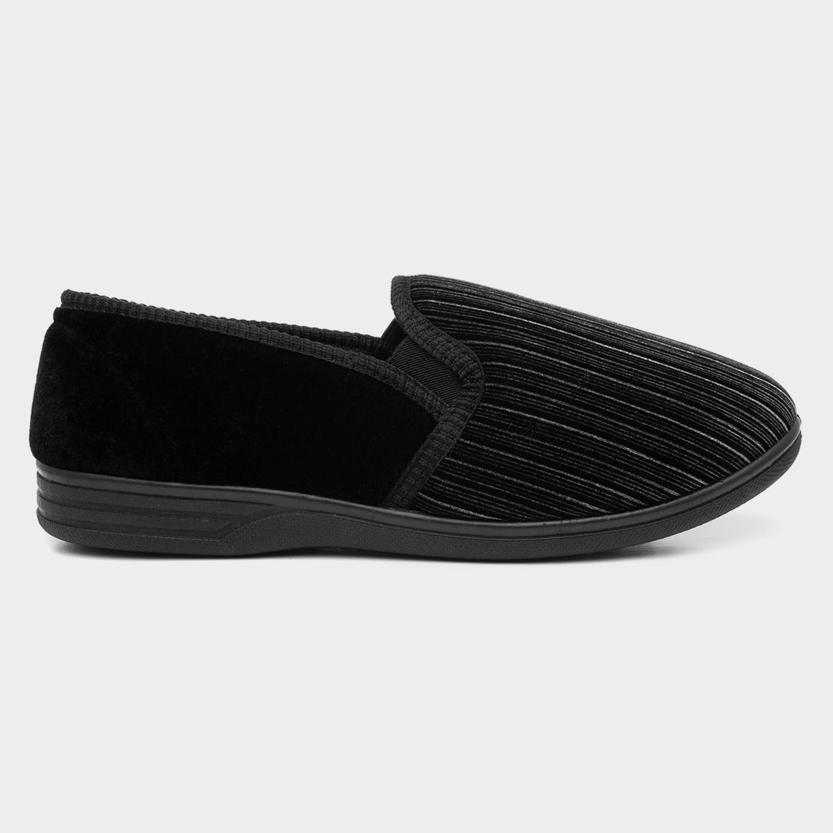 shoe zone mens velcro slippers