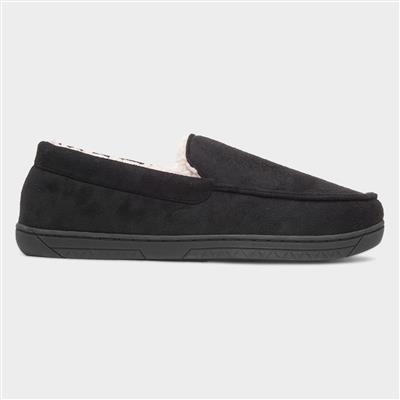 Otis Mens Black Moccasin