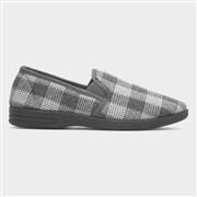 The Slipper Company Rich Mens Grey Slipper (Click For Details)