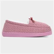 The Slipper Company Carmine Womens Pink Moccasin (Click For Details)