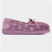 The Slipper Company Leah Womens Purple Moccasin (Click For Details)