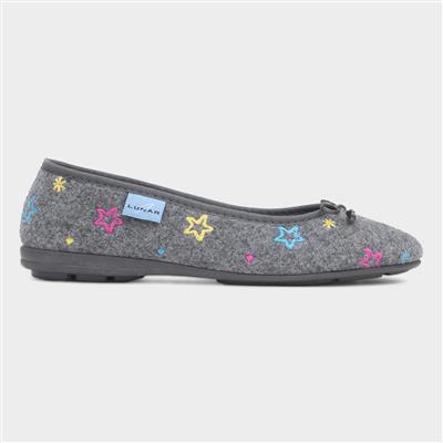 Berry Womens Grey Slipper