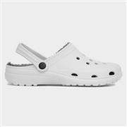 Winter Womens White Fur Lined Slipper (Click For Details)