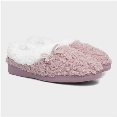 The Slipper Company Womens Pink Full-694019 | Shoe Zone