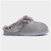 Jo & Joe Splendour Womens Grey Faux Fur Mule (Click For Details)