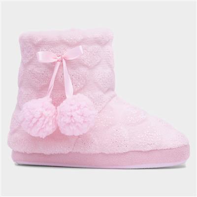 Pink bootie online