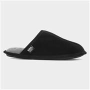 Totes Mens Black Suede Mule Slipper (Click For Details)