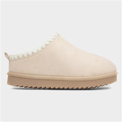 Whip Stitch Womens Ecru Slipper