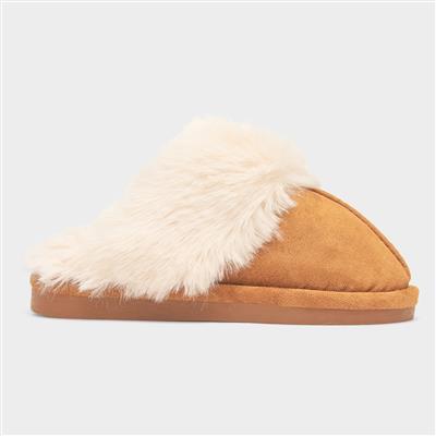 Holly Kids Tan Mule Slipper