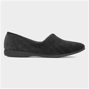 GBS Audrey Womens Black Full Slipper (Click For Details)