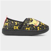 Pokémon Buzz Kids Black Full Slipper (Click For Details)