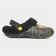 Pokémon Flash Kids Black Faux Fur Lined Clog (Click For Details)