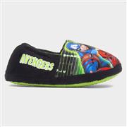 Marvel Avengers Sunbird Kids Black Full Slipper (Click For Details)