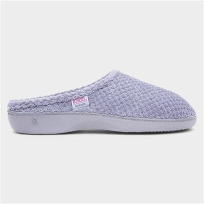 Popcorn Terry Womens Grey Slipper