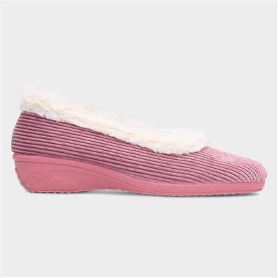 Glynis Womens Heather Wedge Slipper