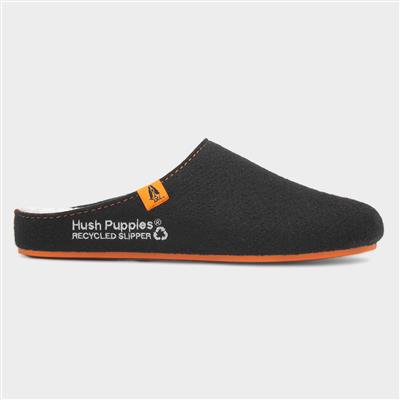 Good Mens Black Mule Slipper