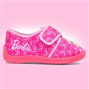 Barbie Kids Fuchsia Easy Fasten Slipper (Click For Details)