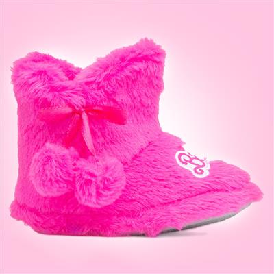 Kids Pink Bootie Slipper