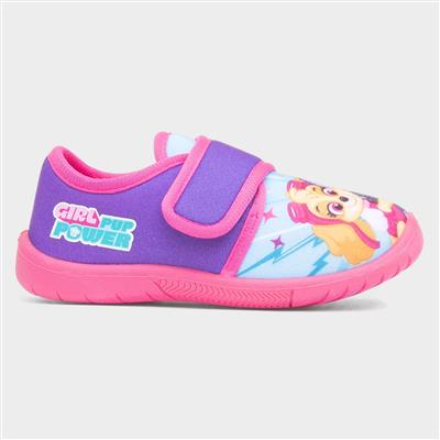 Kids Fuchsia & Purple Slipper