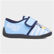 Bluey Kids Blue Easy Fasten Slipper (Click For Details)