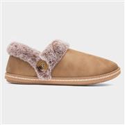 Skechers Cosy Campfire Womens Tan Slipper (Click For Details)