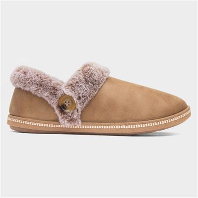 Cosy Campfire Womens Tan Slipper