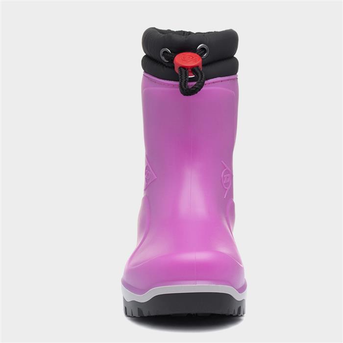 dunlop blizzard wellies pink