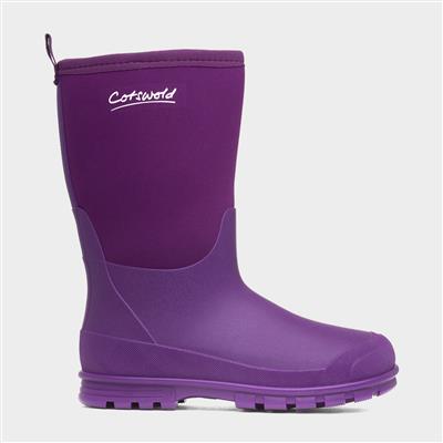 Hilly Kids Purple Welly