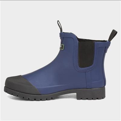 Cotswold Blenheim Womens Navy Ankle Welly-793021 | Shoe Zone
