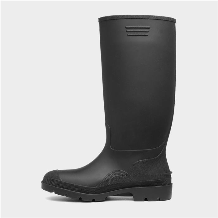 Dunlop Adults Black Welly-794008 | Shoe Zone