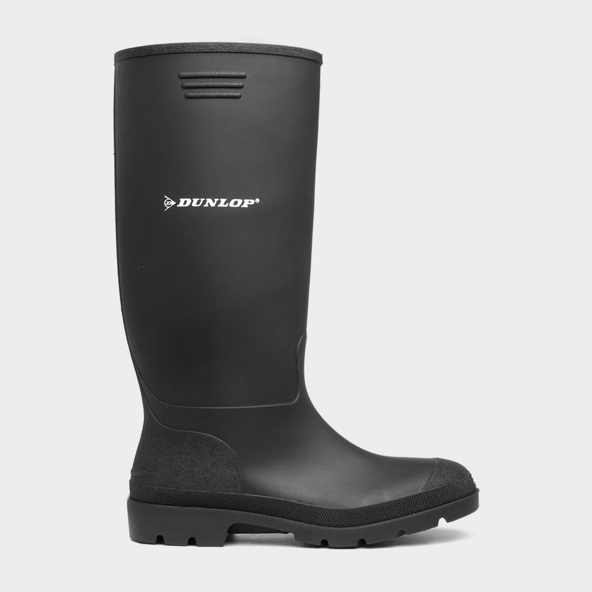 Dunlop Adults Black Welly-794008 | Shoe Zone