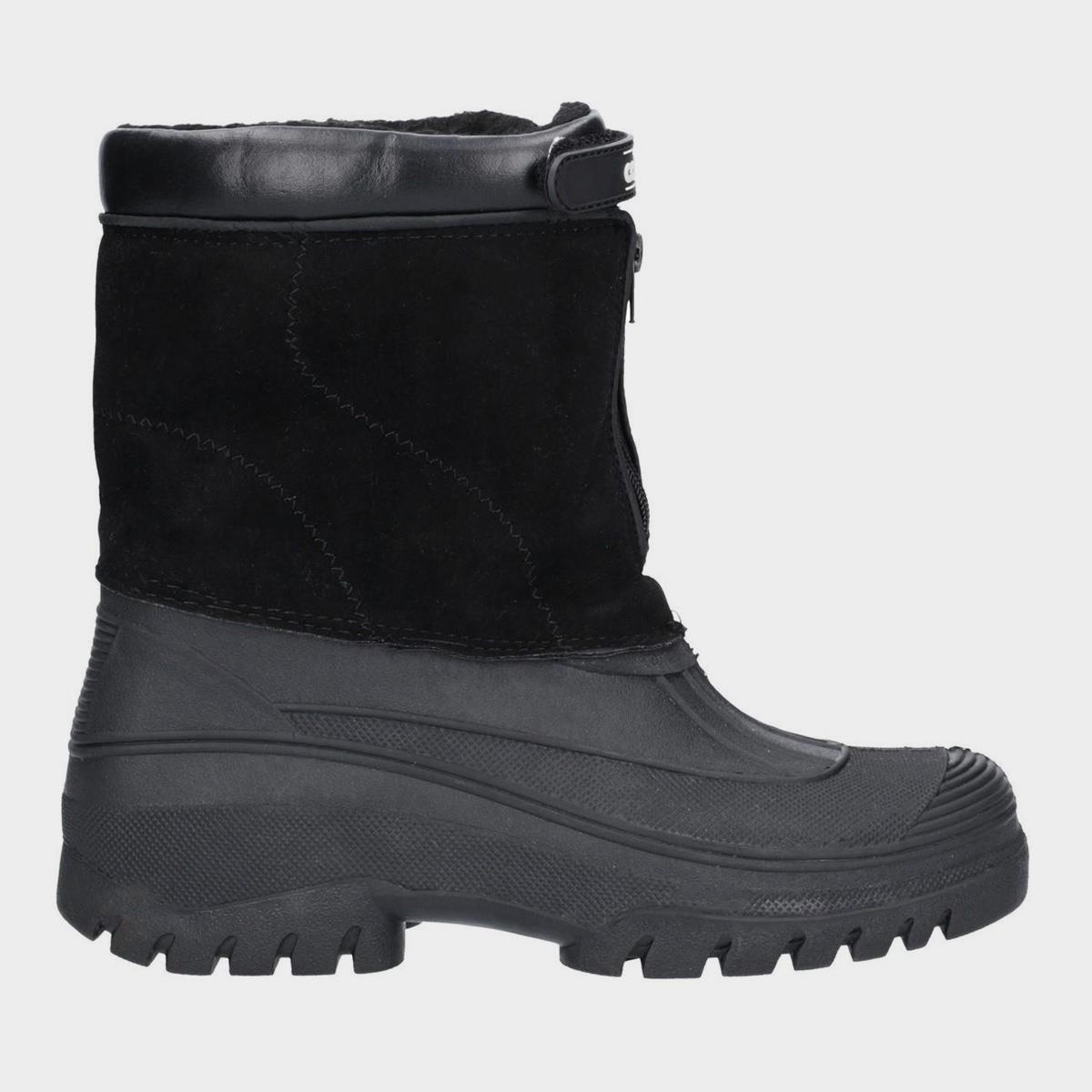 Cotswold Venture Mens Black Snow Boot-795033 | Shoe Zone