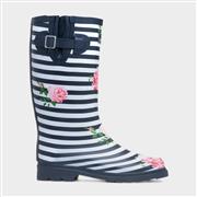 Trespass Elena Womens Stripy Floral Multi Welly (Click For Details)