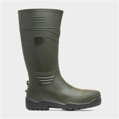 Downpour Mens Green Welly