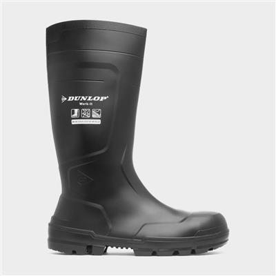 Work-It Mens Black Safety Welly NB2HD01