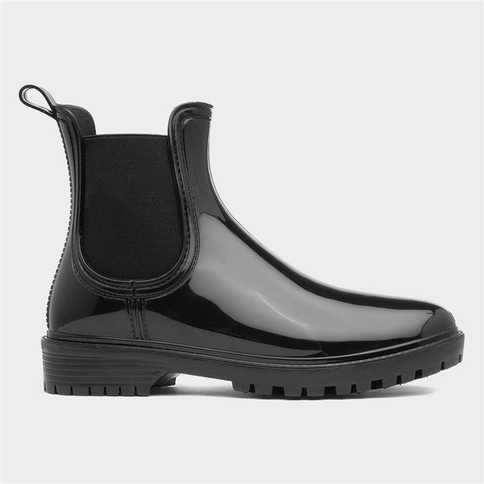 Lilley Gale Womens Black Chelsea Welly 799279 Shoe Zone