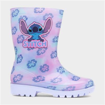 Kids Purple PVC Welly