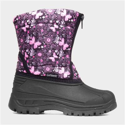 Iceberg Kids Pink Butterfly Boot