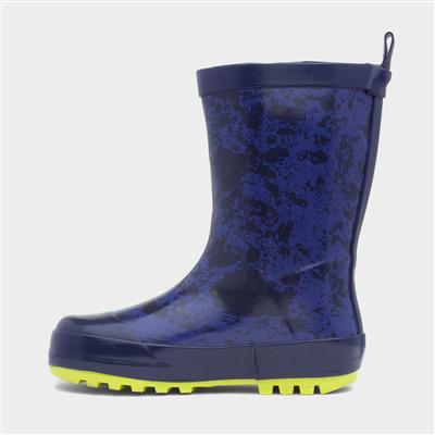 Jurassic World Kids Navy Wellies-79983 | Shoe Zone