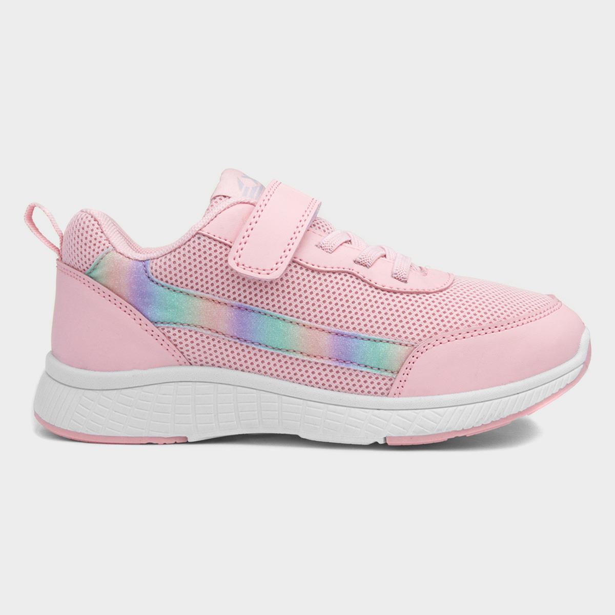 XL Nile Kids Rainbow Stripe Mesh Trainer 800059 Shoe Zone